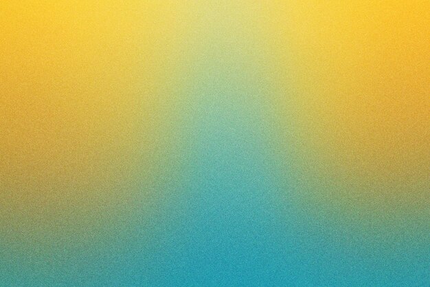 Gradiente amarillo brillante y cian con textura de grano dorado