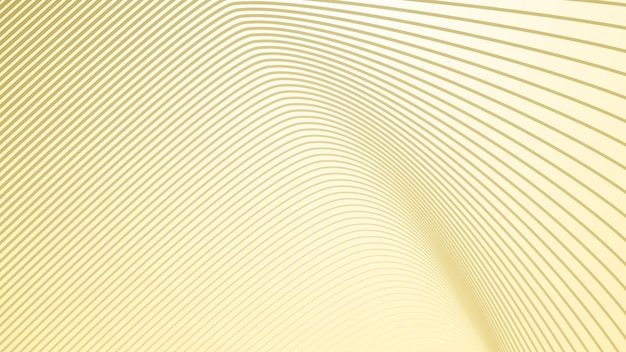 Gradiente amarillo con fondo abstracto de línea curva para el fondo