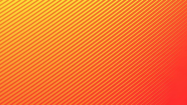 Gradiente amarillo y naranja con líneas de rayas imagen vectorial de fondo abstracta