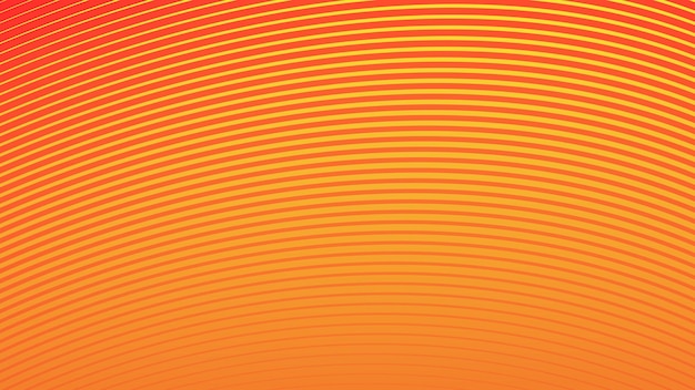Gradiente amarillo y naranja con líneas de rayas imagen vectorial de fondo abstracta