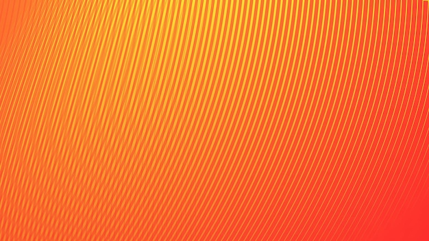 Gradiente amarillo y naranja con líneas de rayas imagen vectorial de fondo abstracta