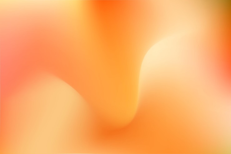 Vector gradiente amarillo y naranja malla movimiento fondo abstracto fluido borroso telón de fondo moderno