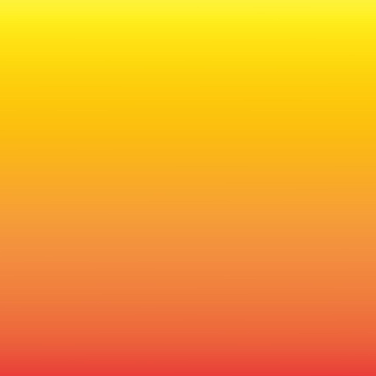 Vector gradiente de amarillo a rojo transición de color cálido desvanecimiento vertical suave fondo vectorial