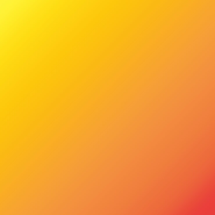 Vector gradiente de amarillo a rojo transición diagonal suave mezcla de colores cálidos fondo vectorial