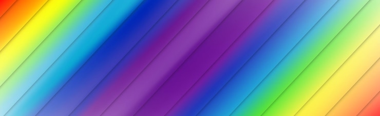 Vector gradiente de arco iris de fondo web abstracto panorámico vector