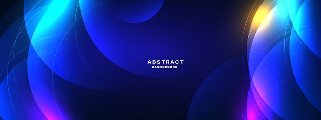 Gradiente azul abstracto con fondo de forma geométrica