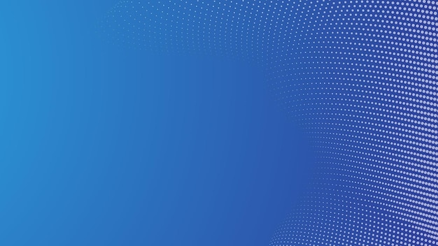 Gradiente azul abstracto con fondo de medio tono para el fondo o la presentación