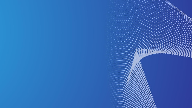 Gradiente azul abstracto con fondo de medio tono para el fondo o la presentación
