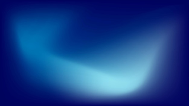 Gradiente azul abstracto con iluminación suave y formas fluidas