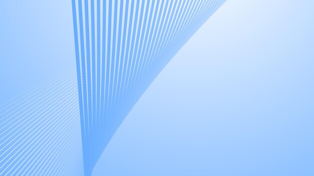 Gradiente azul bebé con fondo abstracto de línea curva para el fondo
