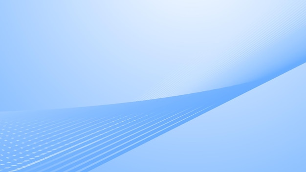 Gradiente azul bebé con fondo abstracto de línea curva para el fondo