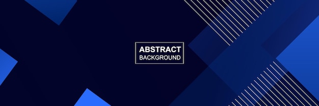Gradiente azul oscuro fondo abstracto presentación corporativa modelo de línea de forma diseño vectorial
