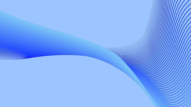 Gradiente azul de rayas patrón de línea fondo abstracto para el diseño textil