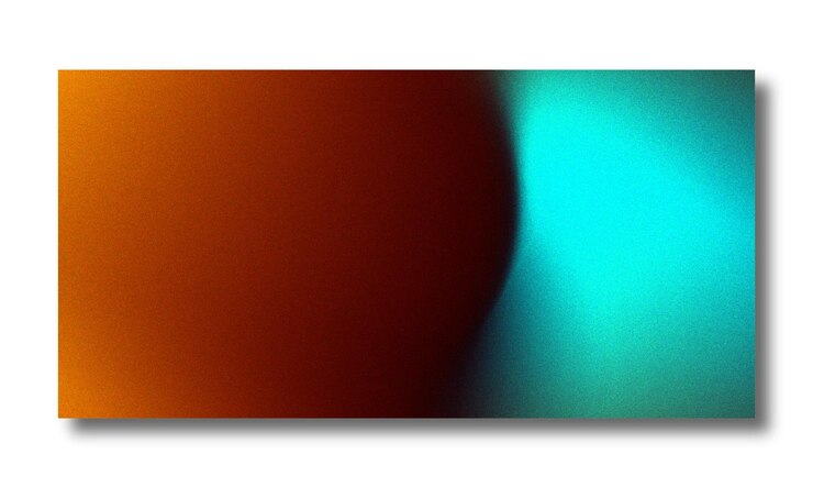 Vector gradiente de color abstracto fondo borroso moderno y plantilla de textura de grano de película con un elegante