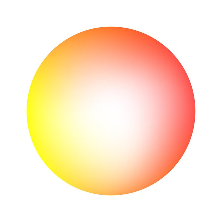 Vector gradiente de color cálido suave redondo. fondo de forma abstracta. ilustración vectorial