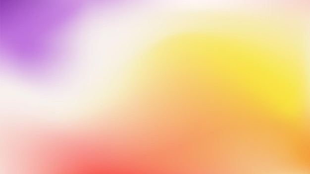 Gradiente de color de fondo abstracto arco iris pastel azul claro rojo amarillo naranja color estandarte gradación textura vectorial holograma desenfocado fondo abstracto