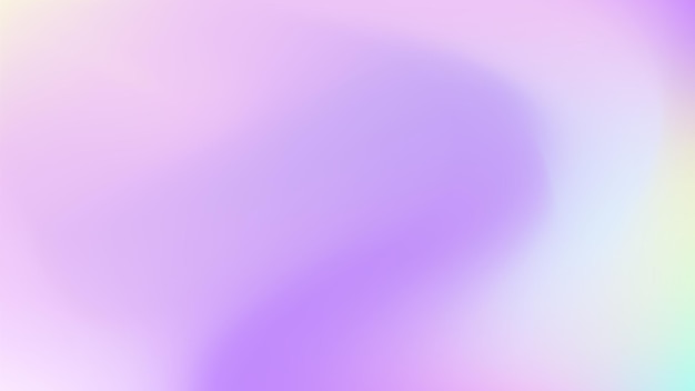 Gradiente de color de fondo abstracto arco iris pastel azul claro rosa y púrpura color estandarte gradación textura vector holograma desenfocado fondo abstracto