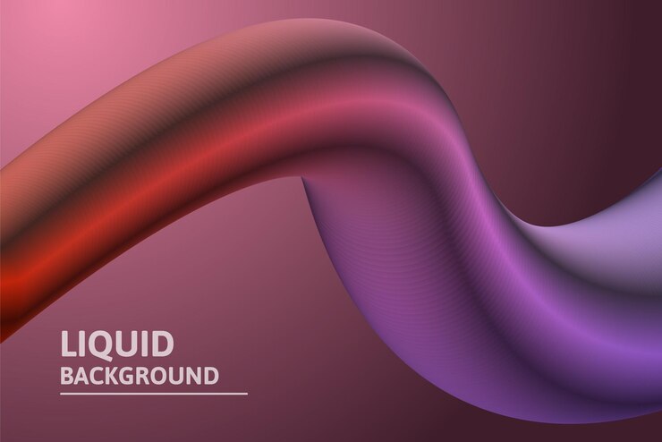 Vector gradiente de color de fondo líquido