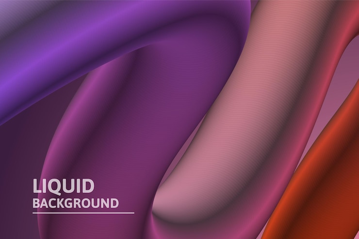 Vector gradiente de color de fondo líquido