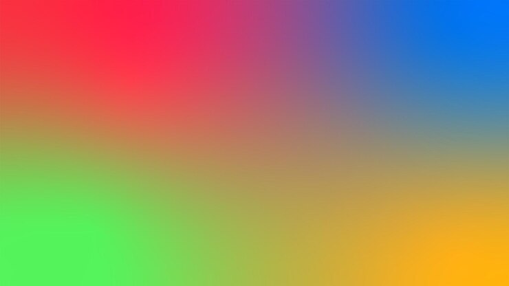 Vector gradiente de color fresco y vívido multicolor