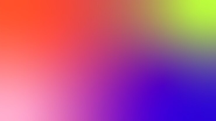 Vector gradiente de color fresco y vívido multicolor