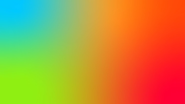 Vector gradiente de color fresco y vívido multicolor