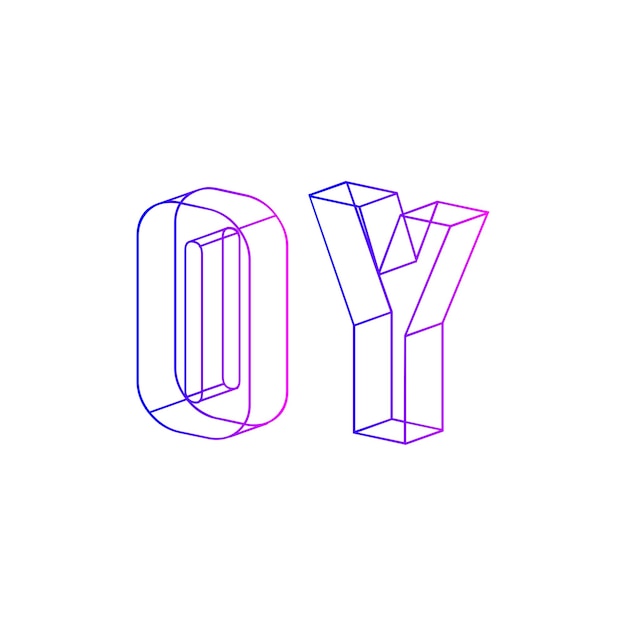 Gradiente de color y logotipo