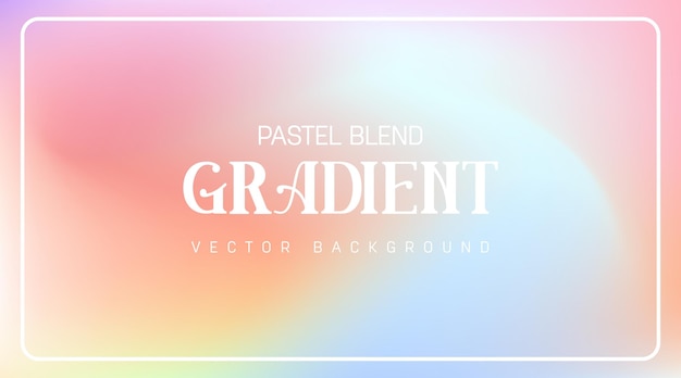 Gradiente de color pastel