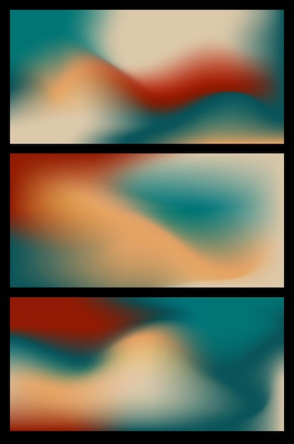 Gradiente de color rojo verde pastel perlado Fondo suavemente abstracto Fondo de fondo colorido