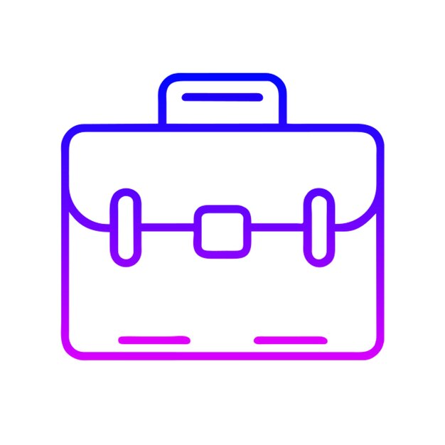 Gradiente de contorno de icono de negocio