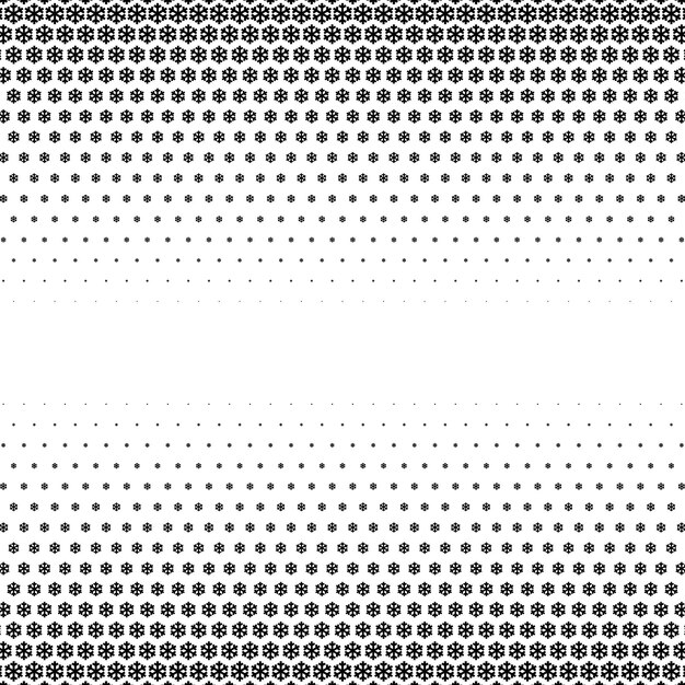 Gradiente de copos de nieve Fondo abstracto de Navidad o año nuevo con estilo de semitono