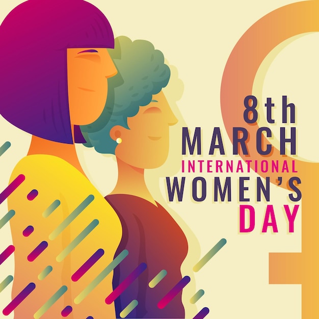 Gradiente día internacional de la mujer