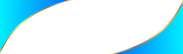 Gradiente diseño de esquina colorida con contornos dorados Ilustración vectorial de bandera de portada