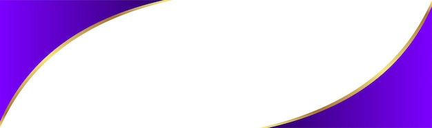 Gradiente diseño de esquina colorida con contornos dorados Ilustración vectorial de bandera de portada