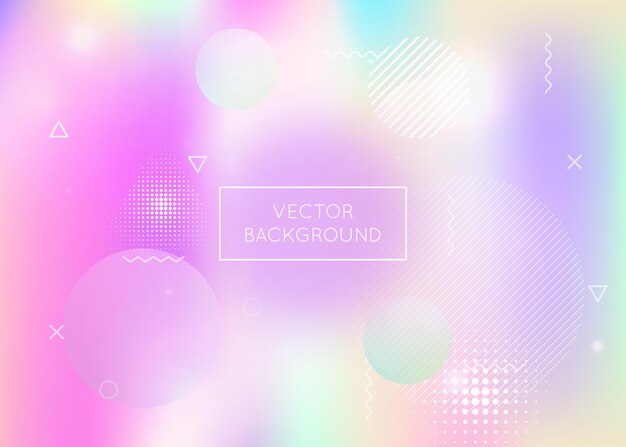 Gradiente Diseño Violeta Tecnología Fluida Mínima Presentación Retro