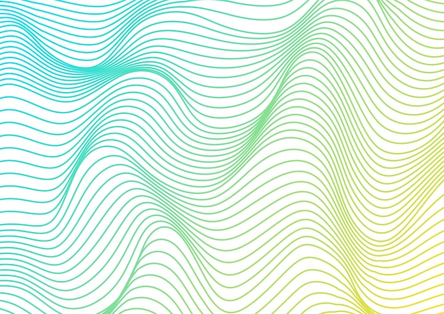 Gradiente estético de línea de arte de fondo