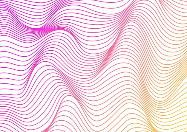 Gradiente estético de línea de arte de fondo