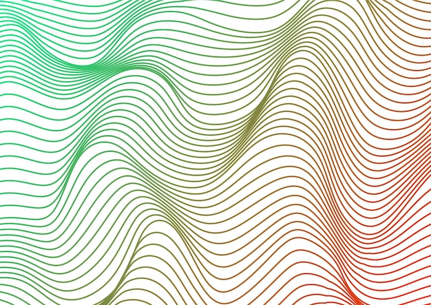 Gradiente estético de línea de arte de fondo