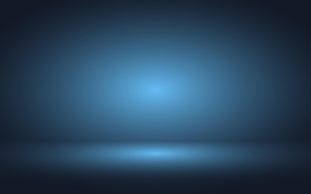 Gradiente de fondo abstracto azul para insertar texto, espacio de copia, anuncio. ilustración vectorial.