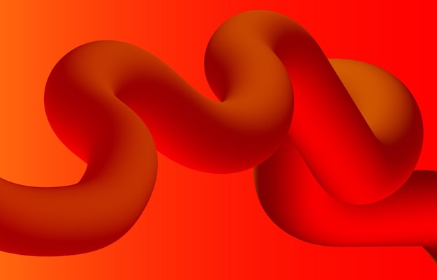 Gradiente de fondo abstracto Diseño de formas 3D fluido