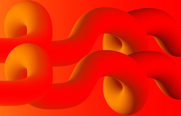 Gradiente de fondo abstracto Diseño de formas 3D fluido