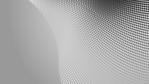 Gradiente de fondo abstracto de medio tono gris para telón de fondo o presentación