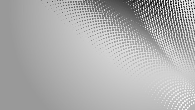 Gradiente de fondo abstracto de medio tono gris para telón de fondo o presentación