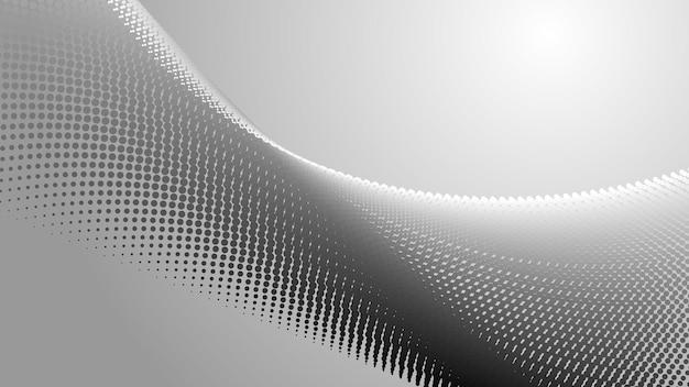 Gradiente de fondo abstracto de medio tono gris para telón de fondo o presentación