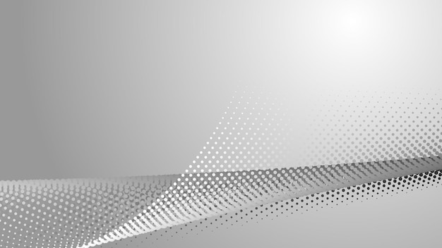Gradiente de fondo abstracto de medio tono gris para telón de fondo o presentación