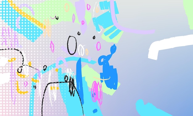 Gradiente de fondo abstracto con pinceles ásperos, trazos grunge y diseño moderno colorido con textura