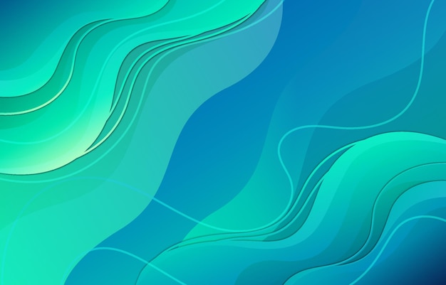 Gradiente de fondo azul y verde