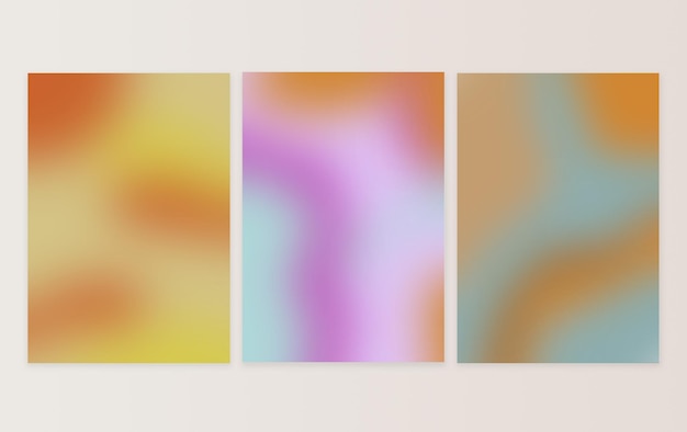 Gradiente Fondo colorido Alpenglow Púrpura Naranja Gradientes Vector Abstracto moderno