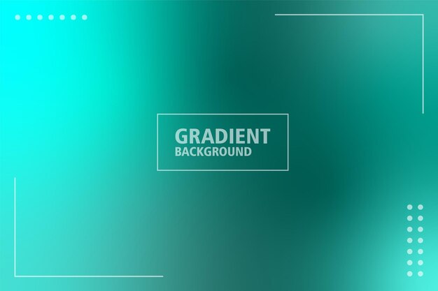 el gradiente de fondo es verde