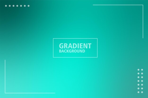 el gradiente de fondo es verde